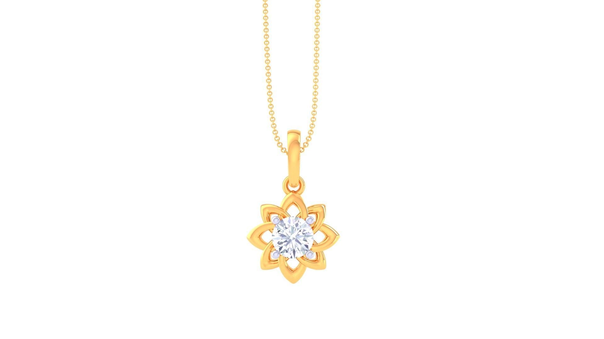 Sofia Solitaire Pendant Set