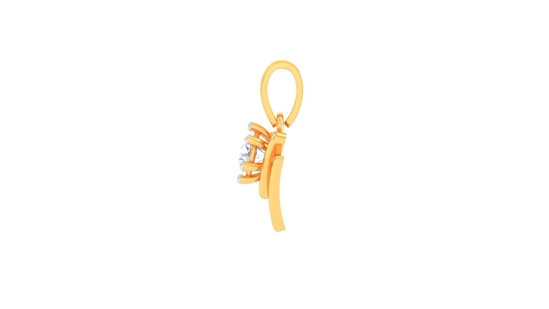 Emily Solitaire Pendant Set