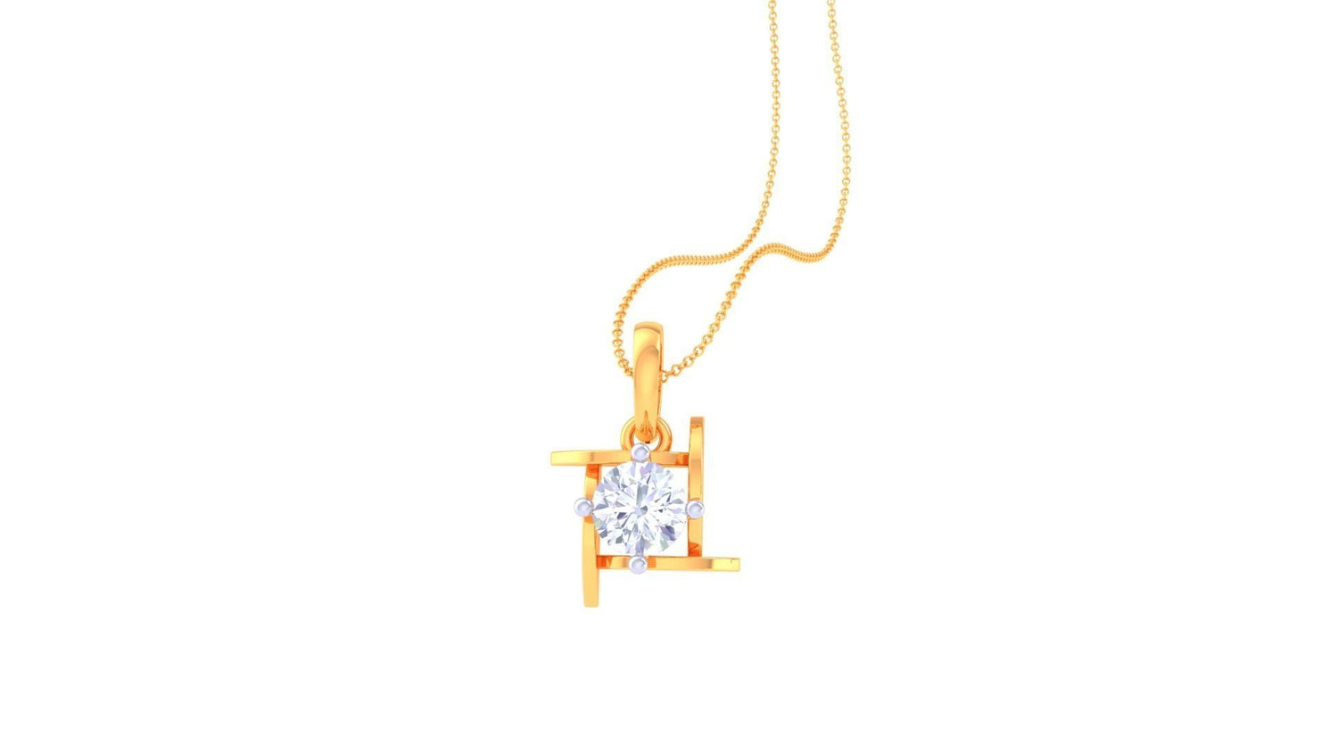 Amelia Solitaire Pendant Set