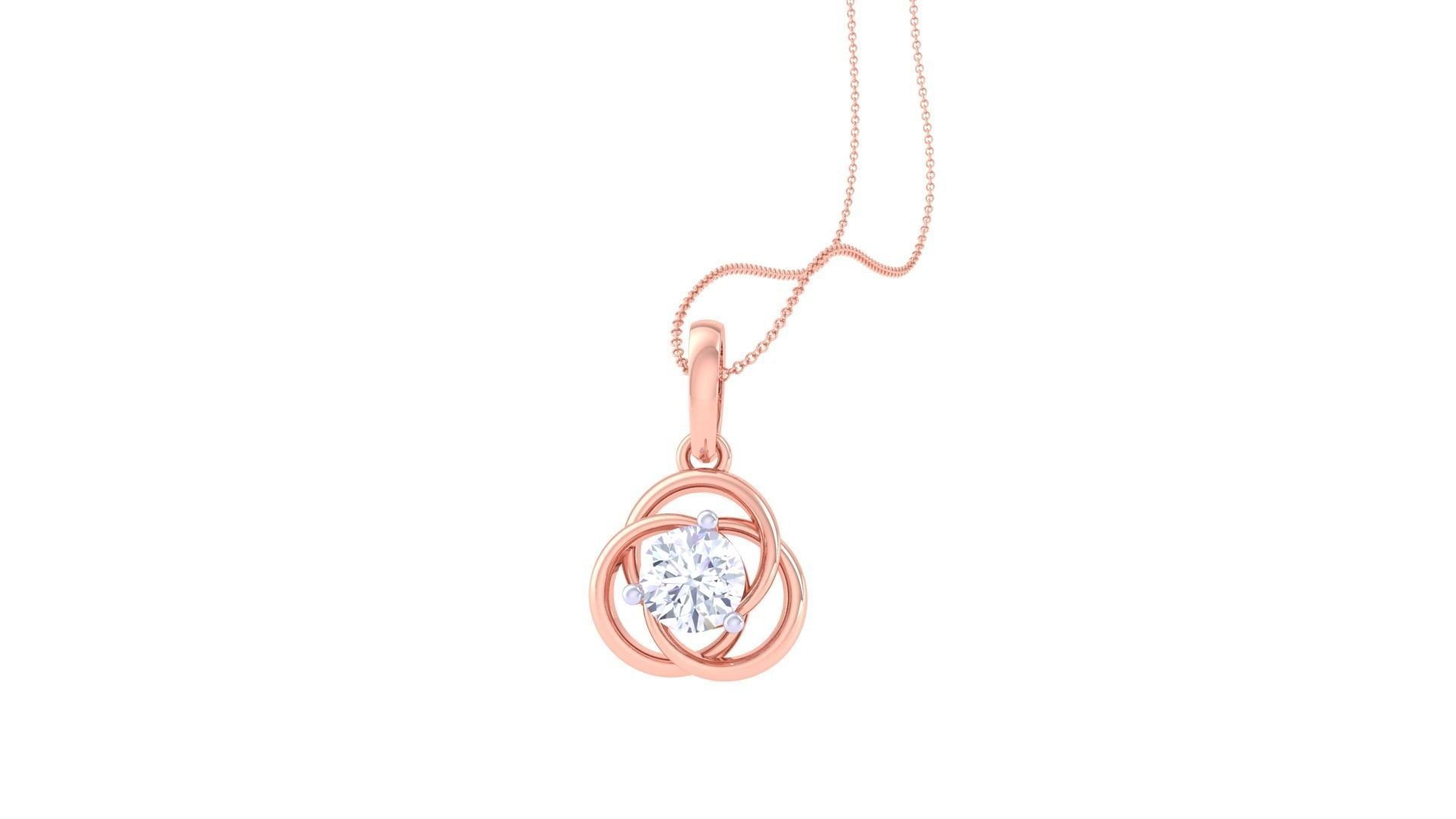 Abigail Solitaire Pendant Set