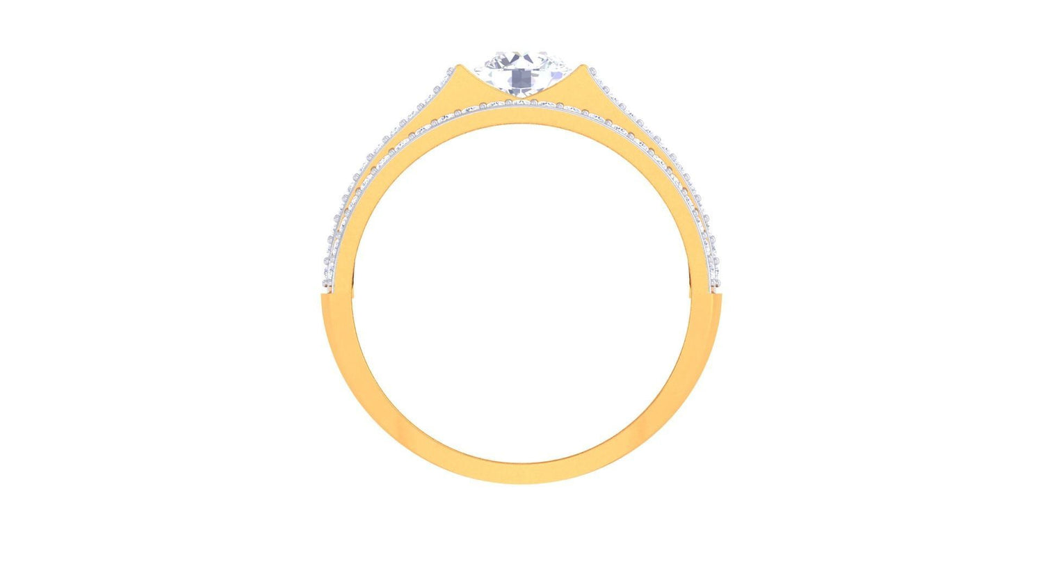 Ian Solitaire Mens Ring