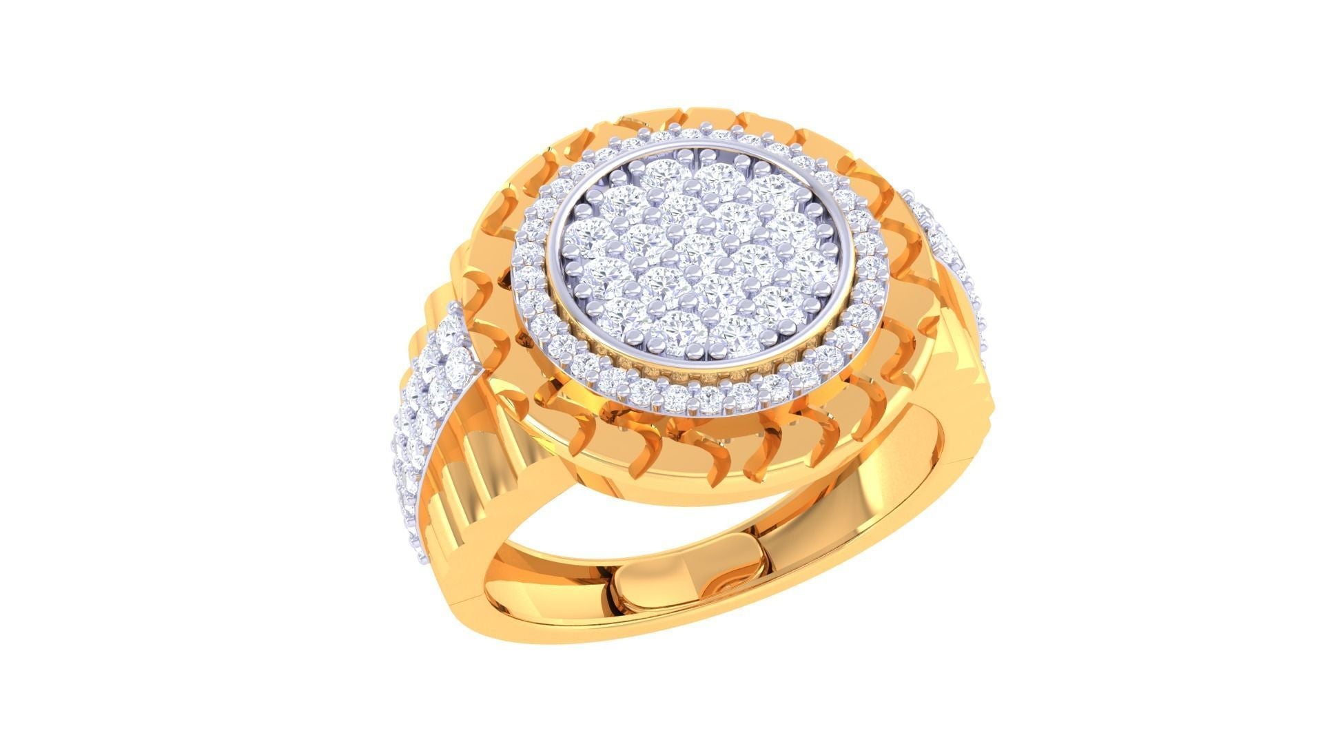 Gerald Diamond Mens Ring