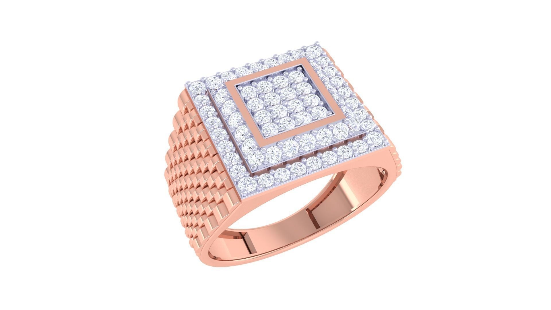 Gregory Diamond Mens Ring