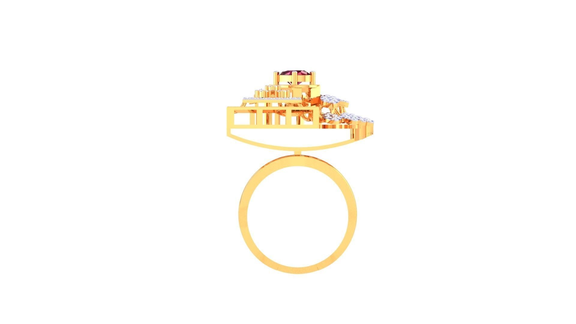 Jade Designer Diamond Ring