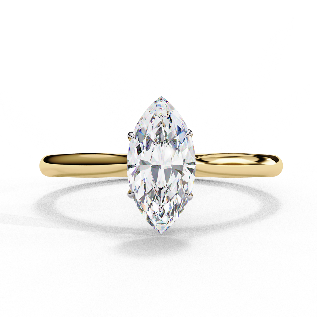 Arista Solitaire Ring
