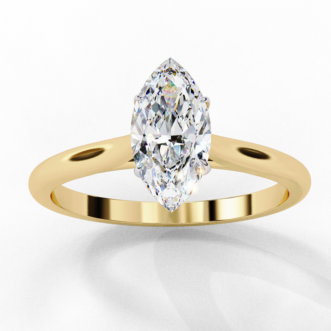 Arista Solitaire Ring