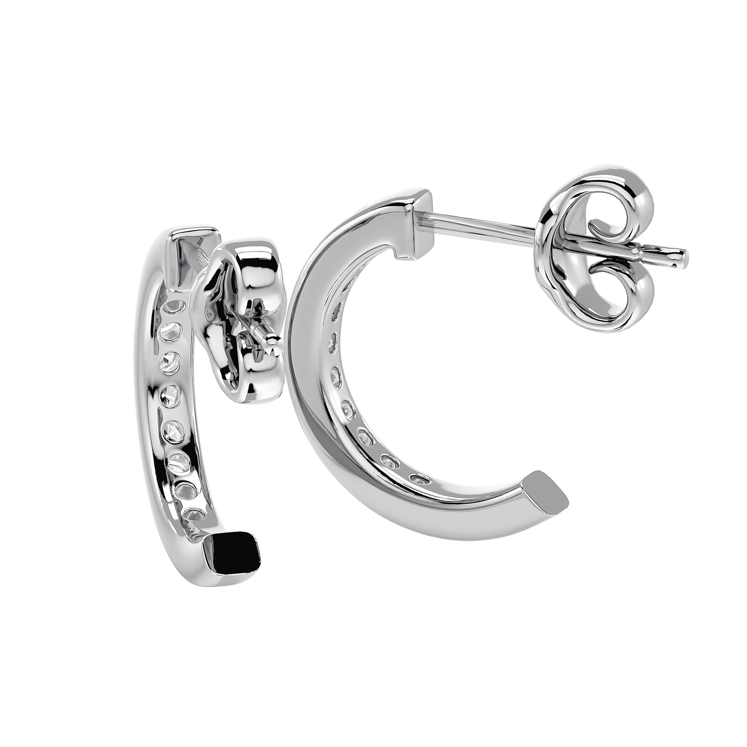 Roxanne Diamond Hoop
