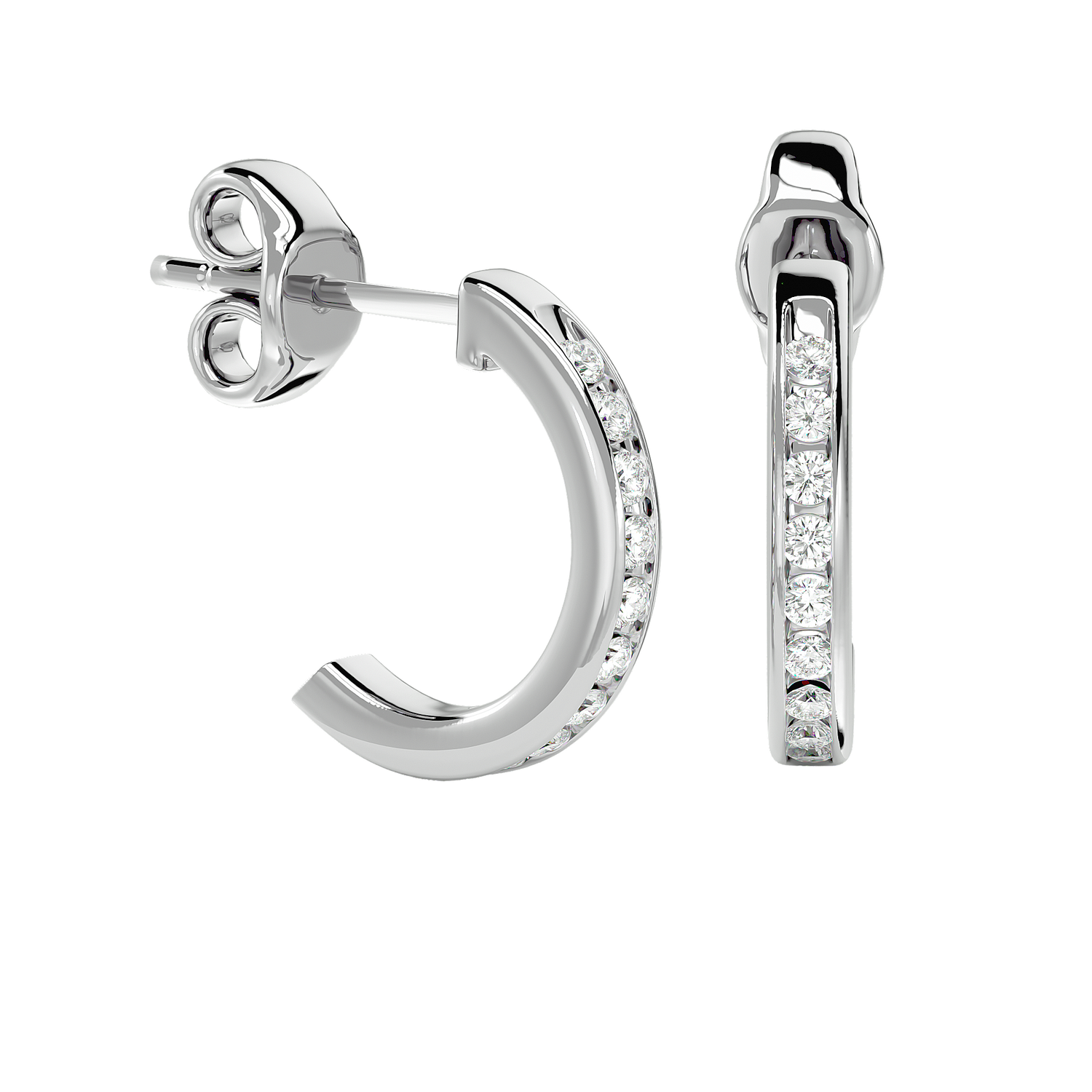 Roxanne Diamond Hoop