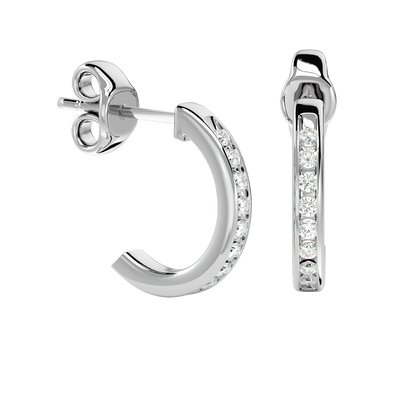Roxanne Diamond Hoop