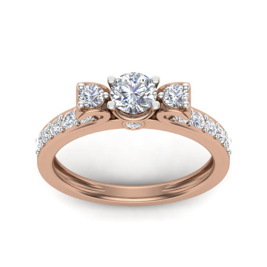 Lilly Solitaire Ring