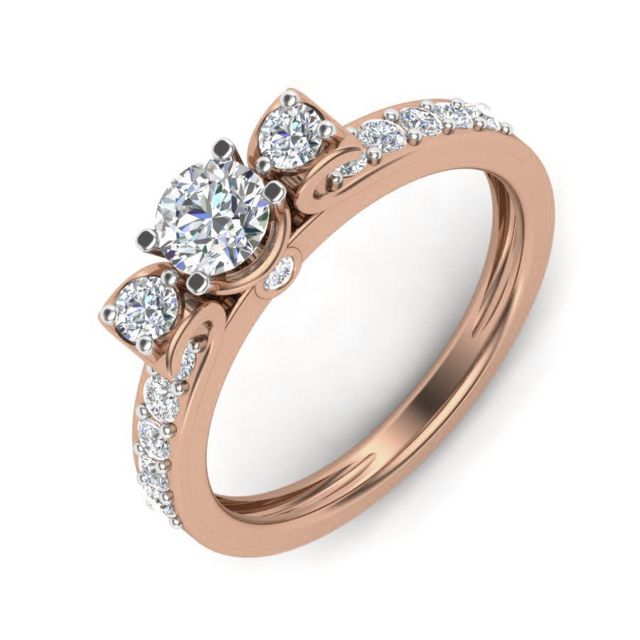 Lilly Solitaire Ring
