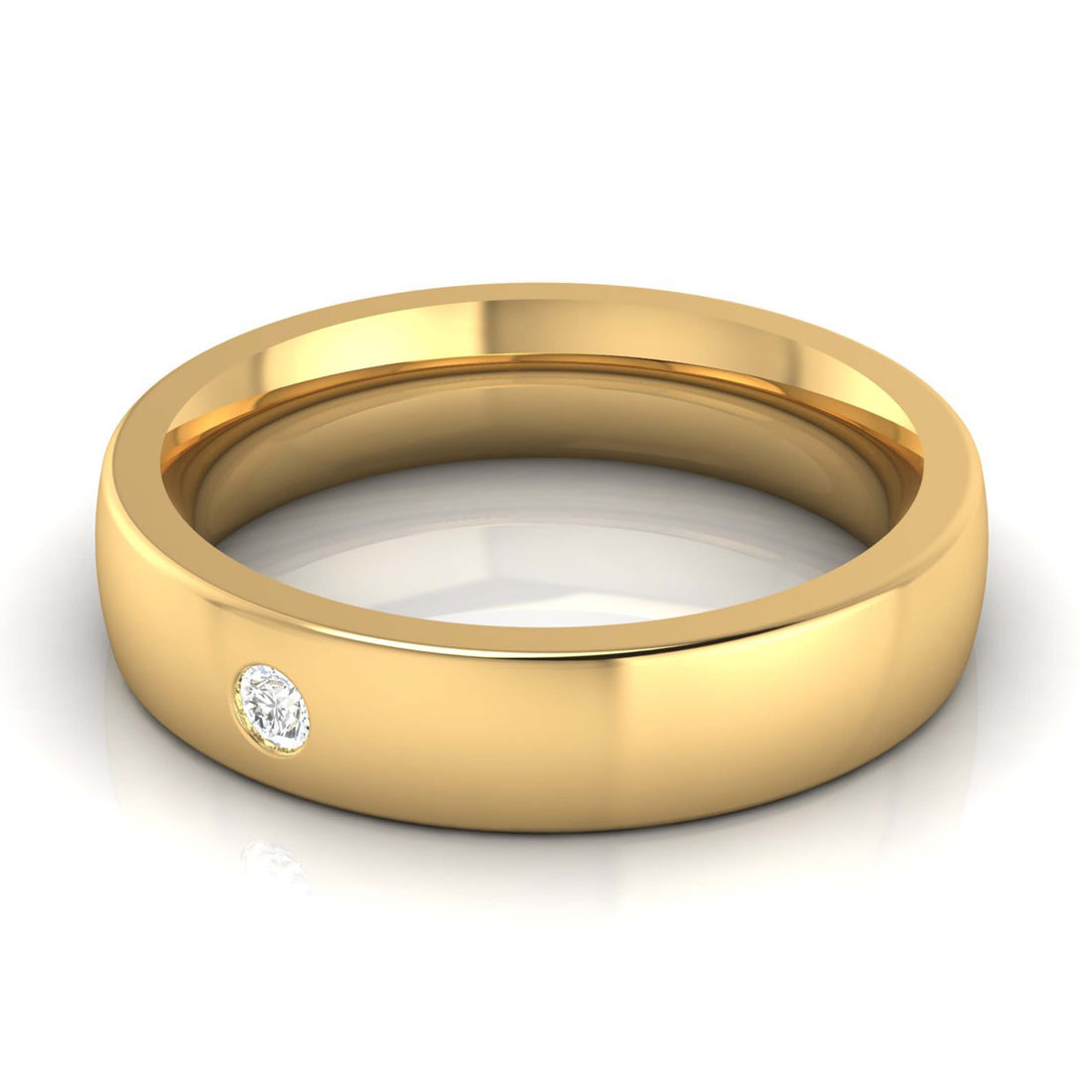 Xavier Solitaire Mens Ring
