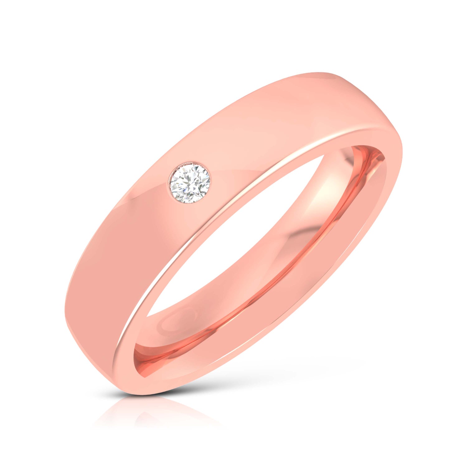 Xavier Solitaire Mens Ring