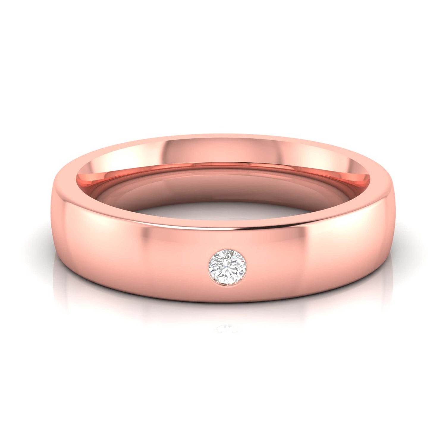 Xavier Solitaire Mens Ring
