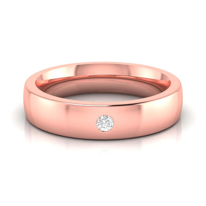 Xavier Solitaire Mens Ring