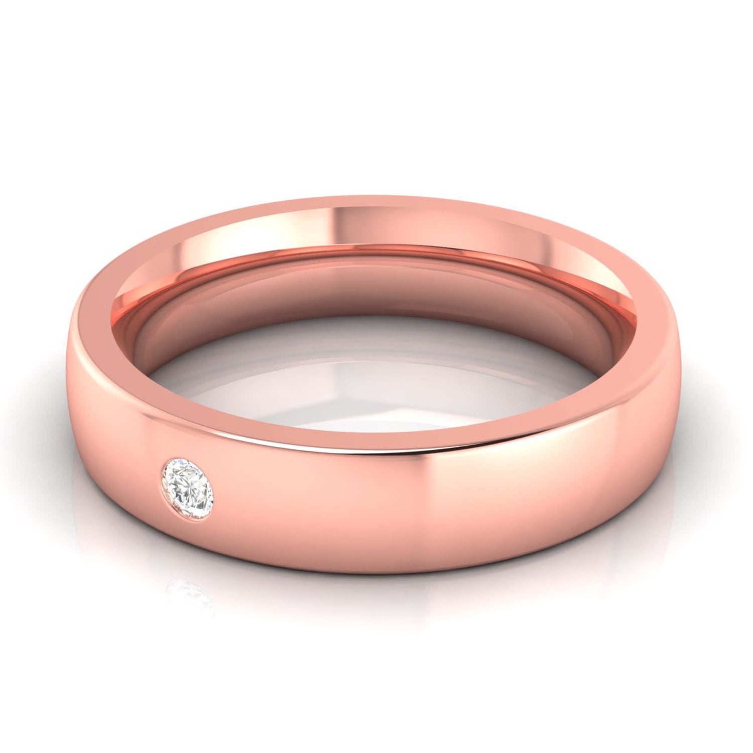 Xavier Solitaire Mens Ring