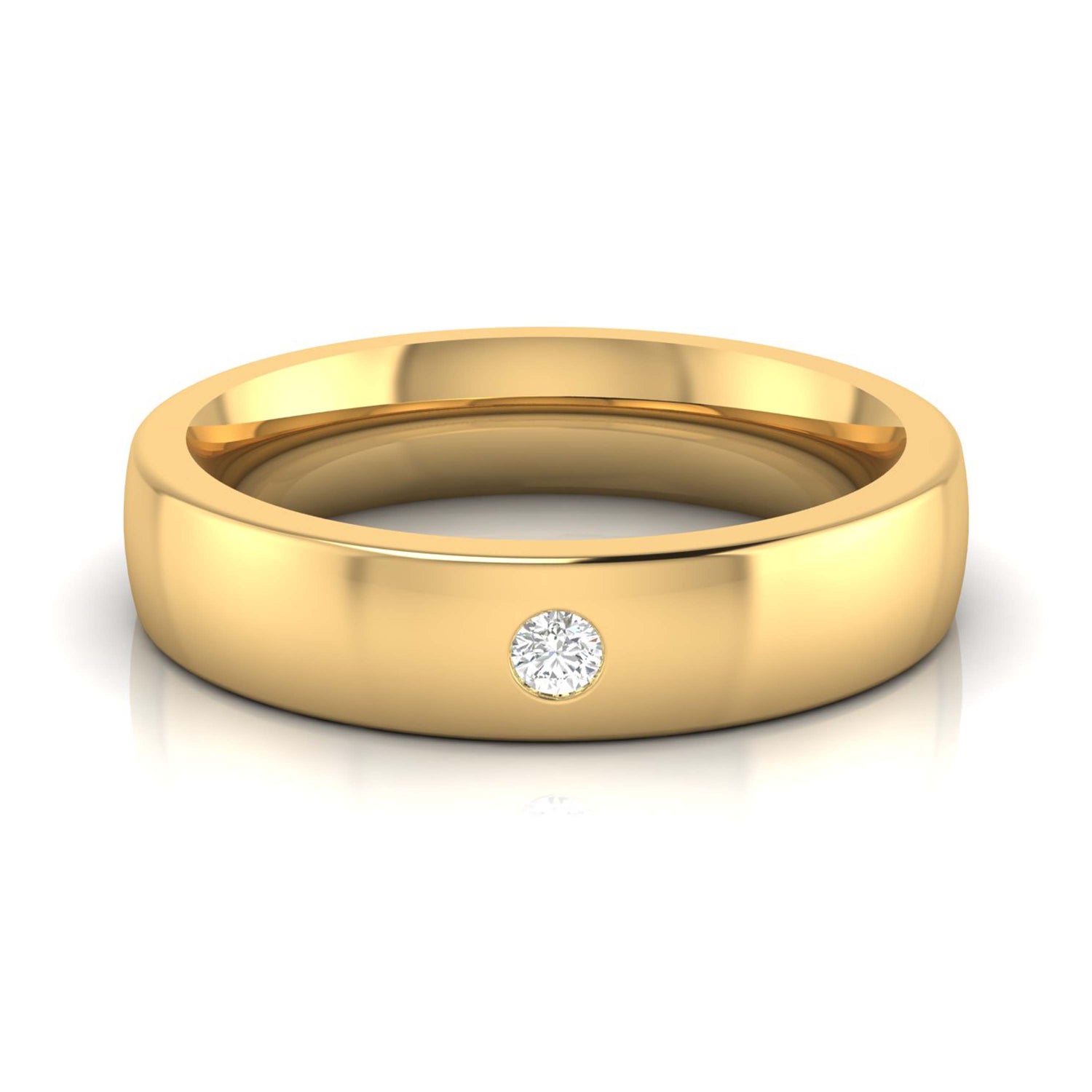 Xavier Solitaire Mens Ring