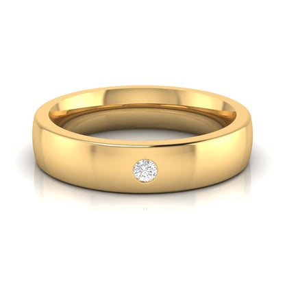 Xavier Solitaire Mens Ring