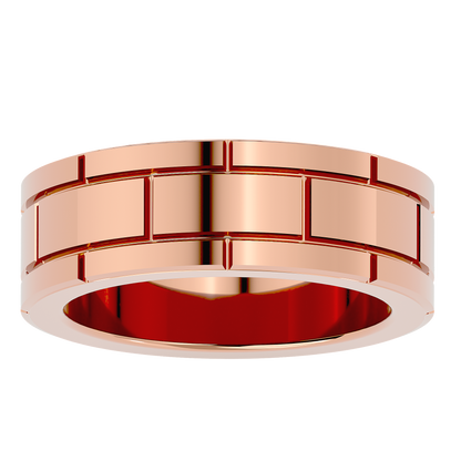 Angelica Mens Wedding Band