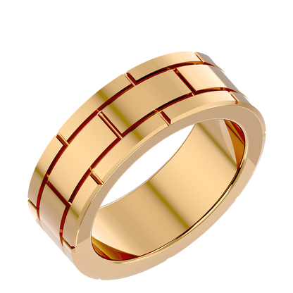 Angelica Mens Wedding Band