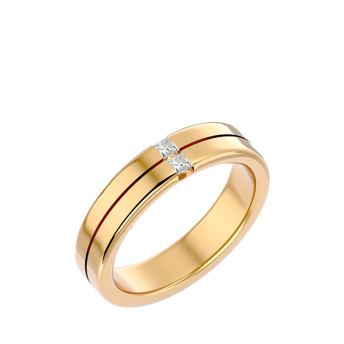 Artemis Mens Studded Ring