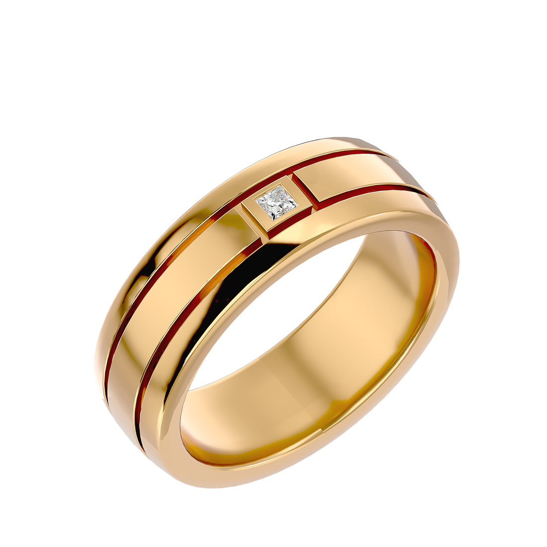 Beatrice Mens Studded Ring