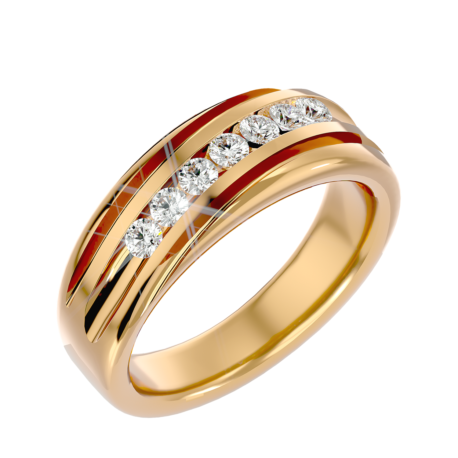 Bernice Mens Studded Ring