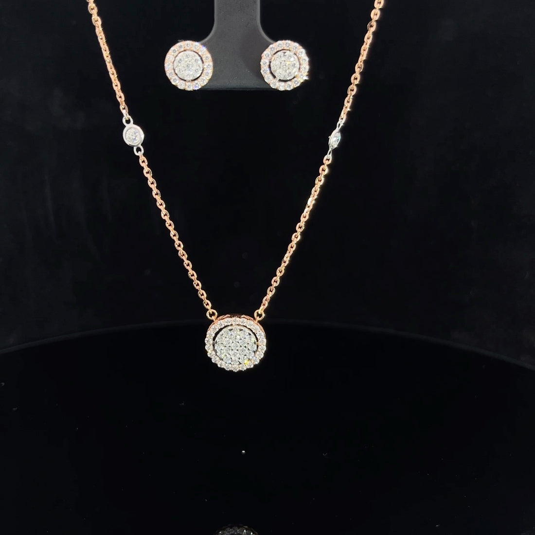 Octavia Italian Gold Pendant Set