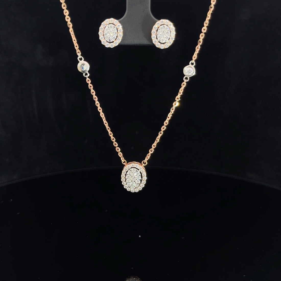 Rebecca  Italian Gold Pendant Set