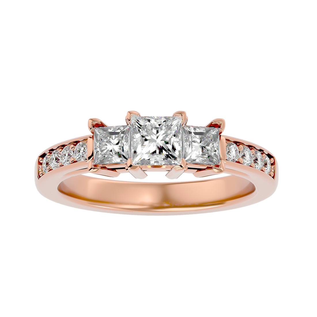 Katniss Three Stone Ring