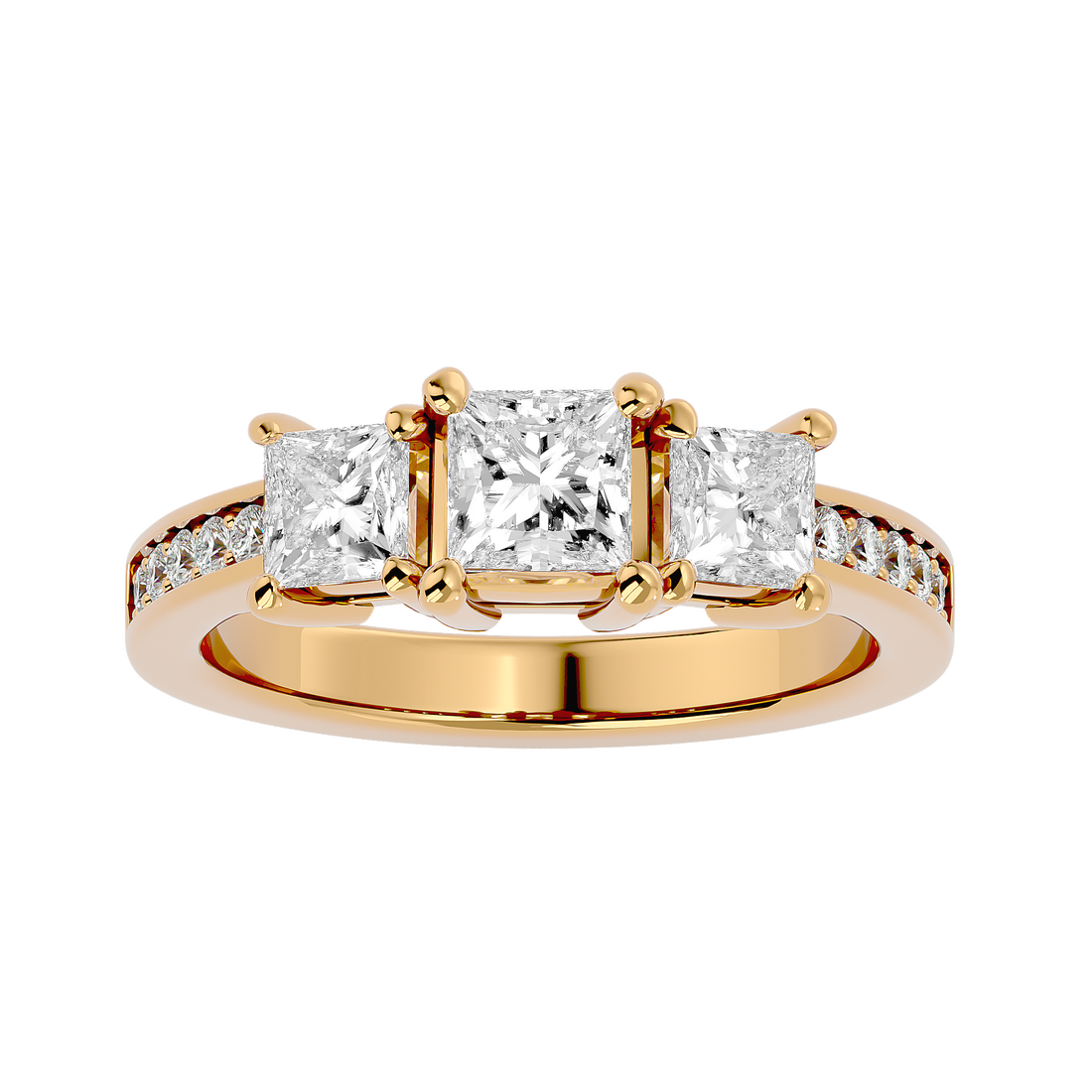 Elara Three Stone Ring