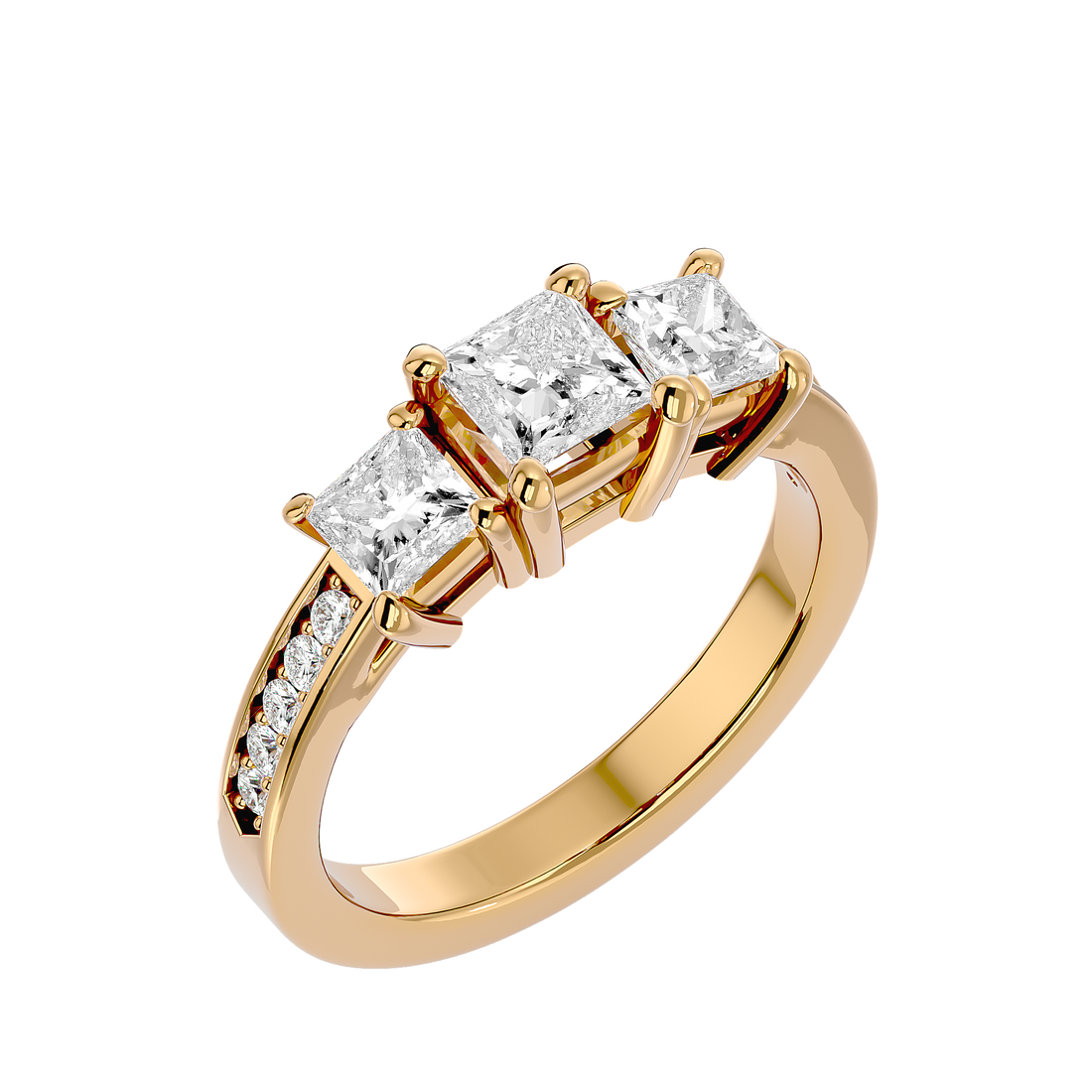 Elara Three Stone Ring