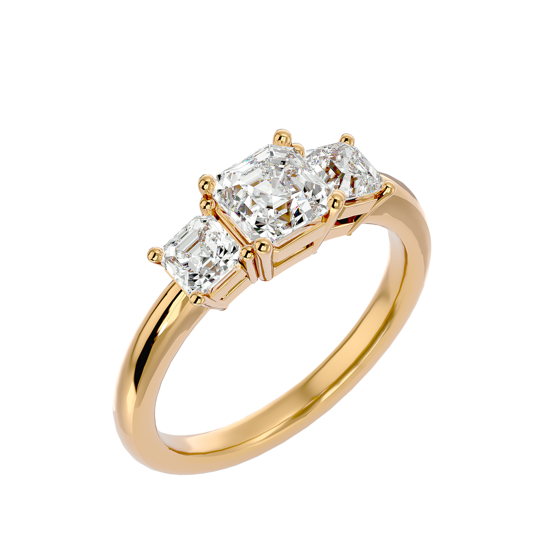 Vega Three Stone Ring