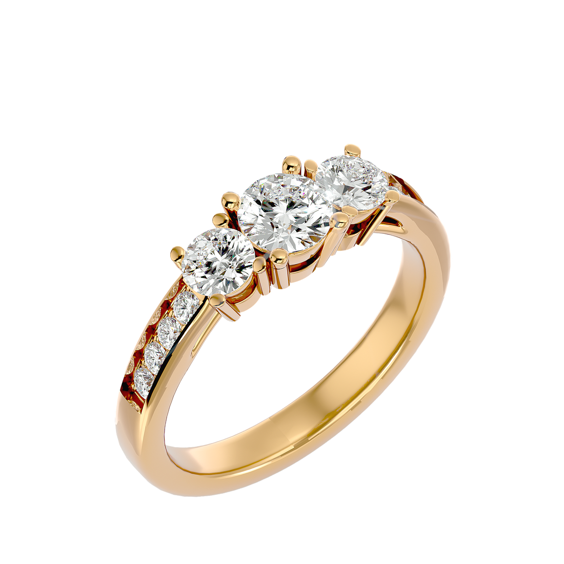 Ruth Three Stone Ring