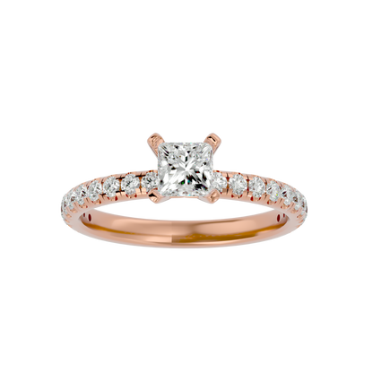 Poppy Solitaire Ring