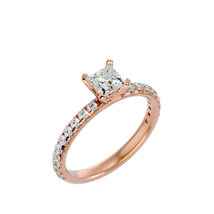 Poppy Solitaire Ring