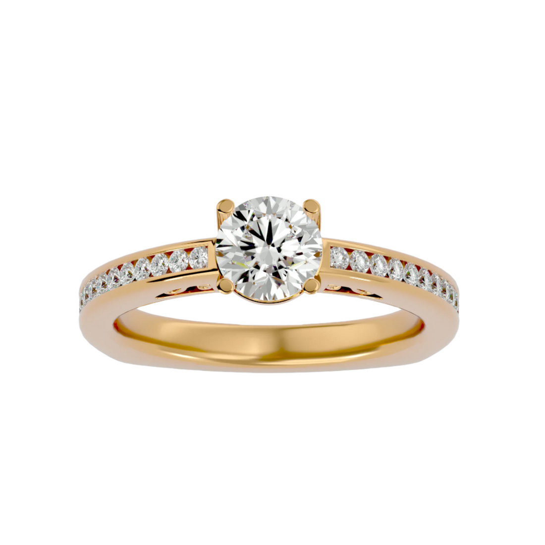 Lily Solitaire Ring