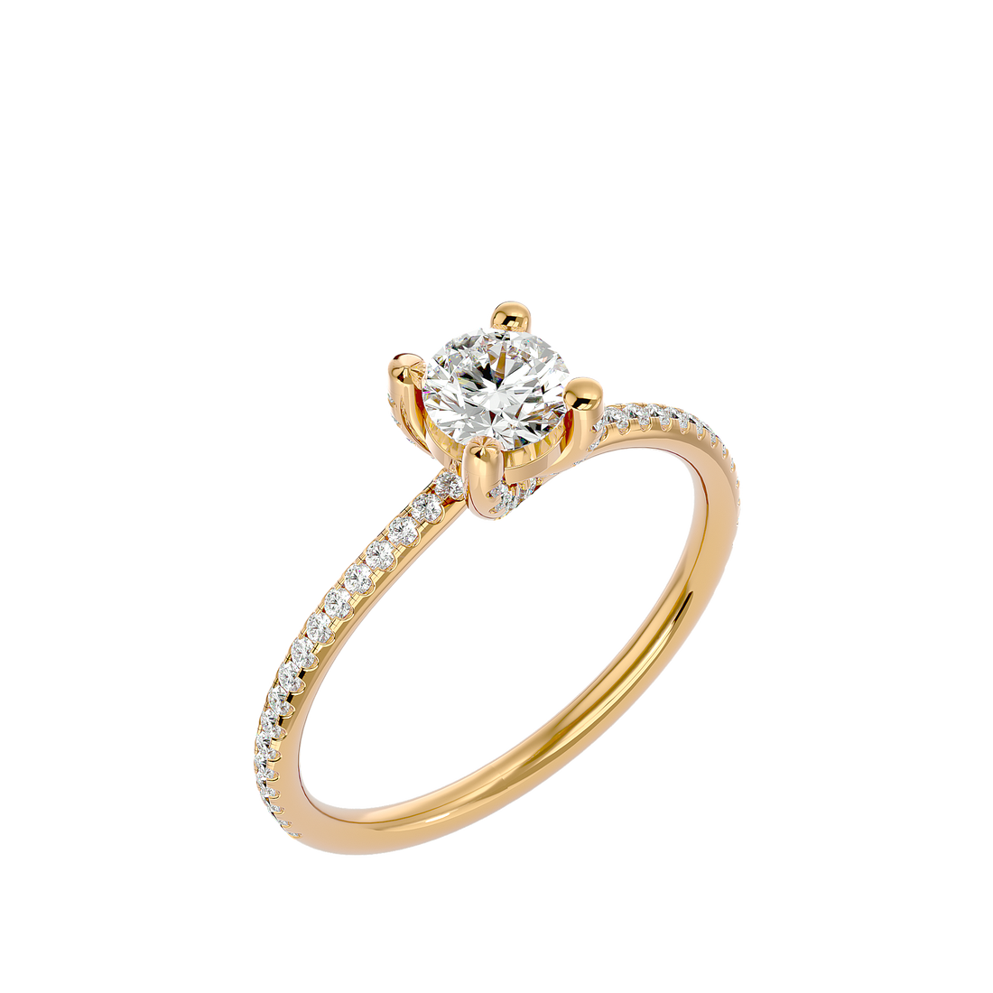 Cosmia Solitaire Ring