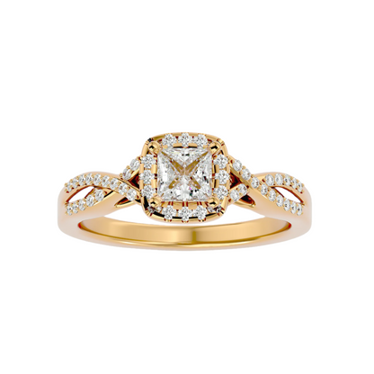 Brooklynn Halo Ring