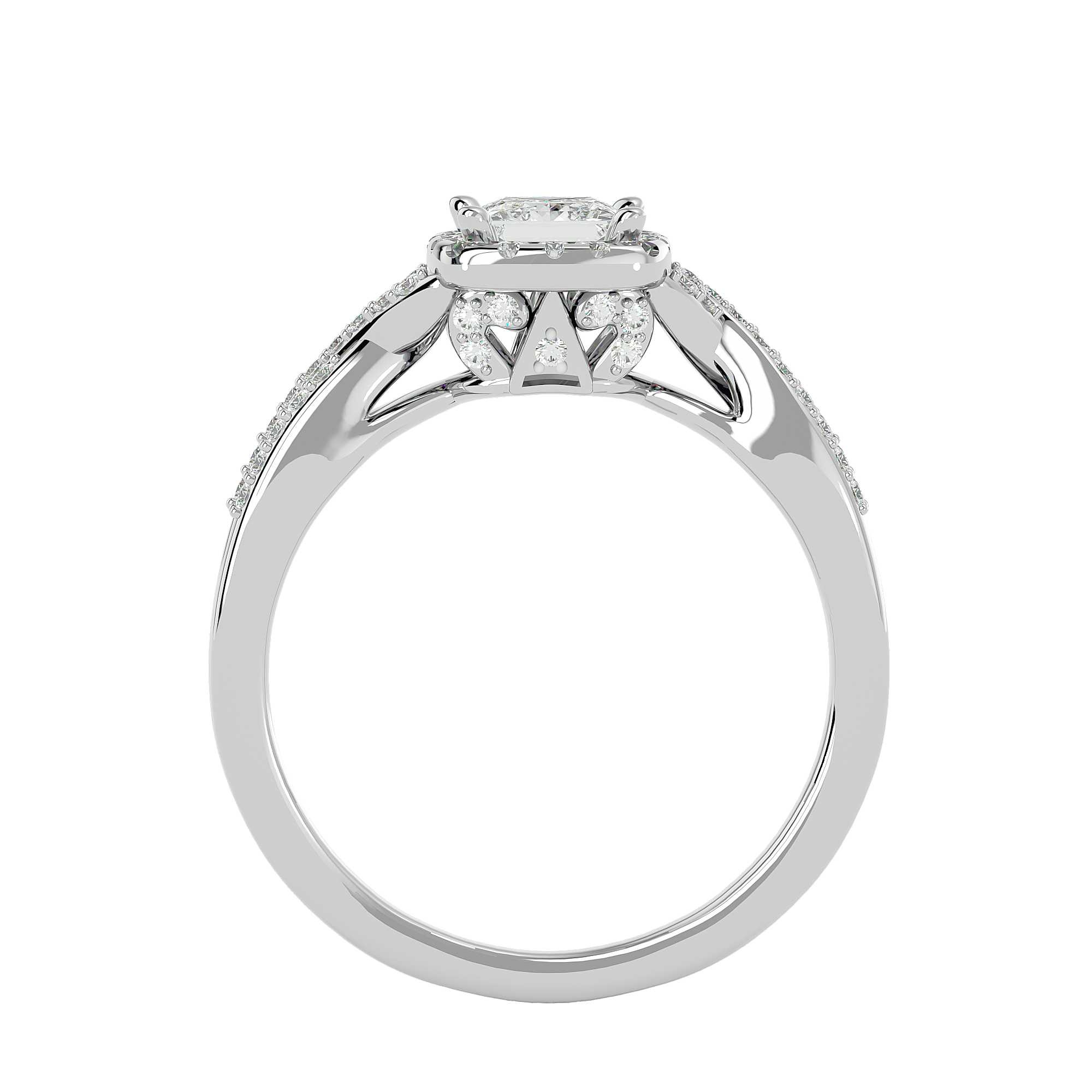 Brooklynn Halo Ring