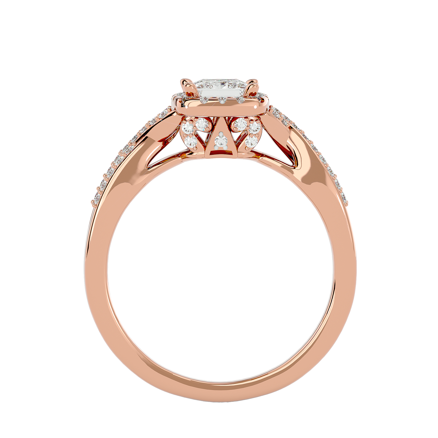 Brooklynn Halo Ring