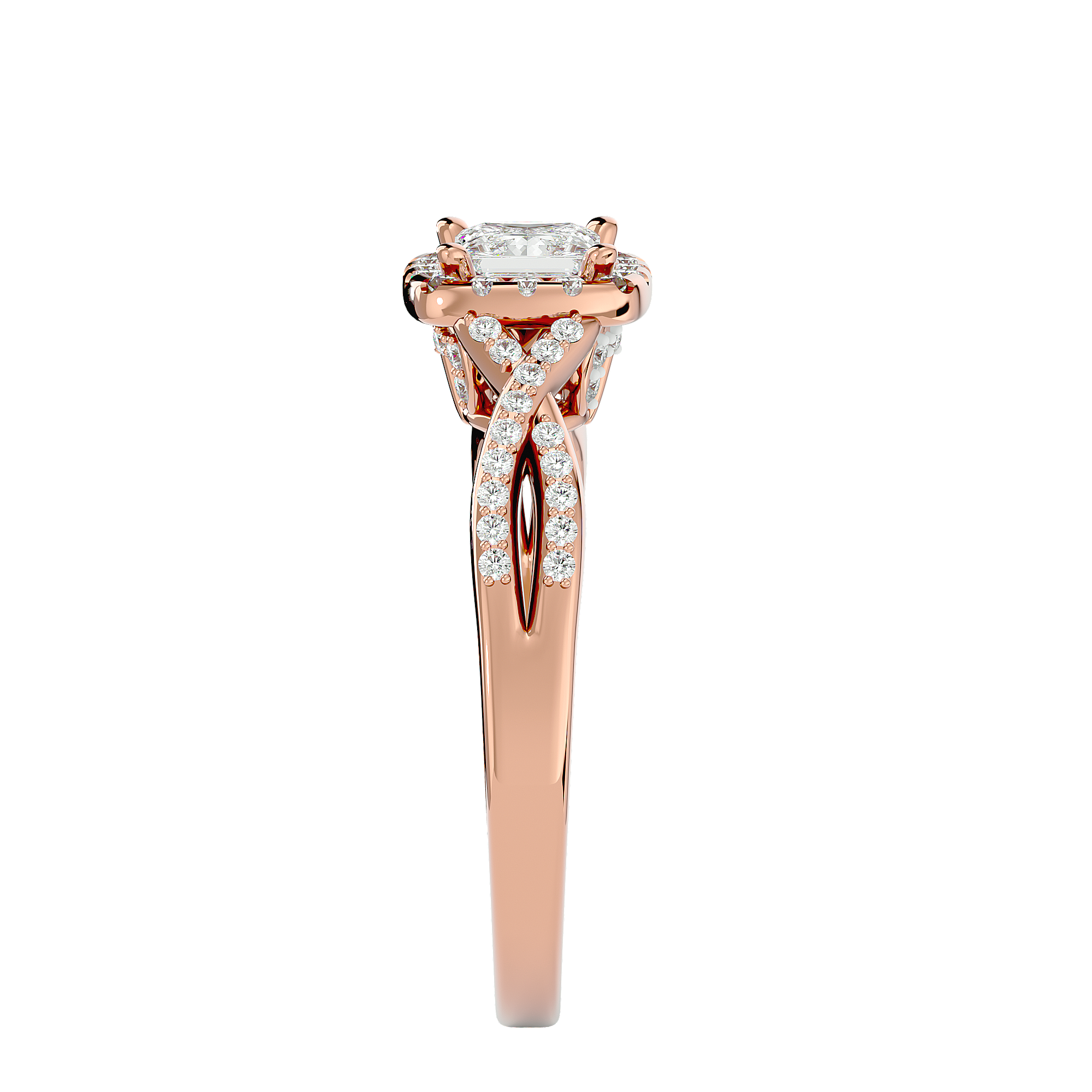 Brooklynn Halo Ring