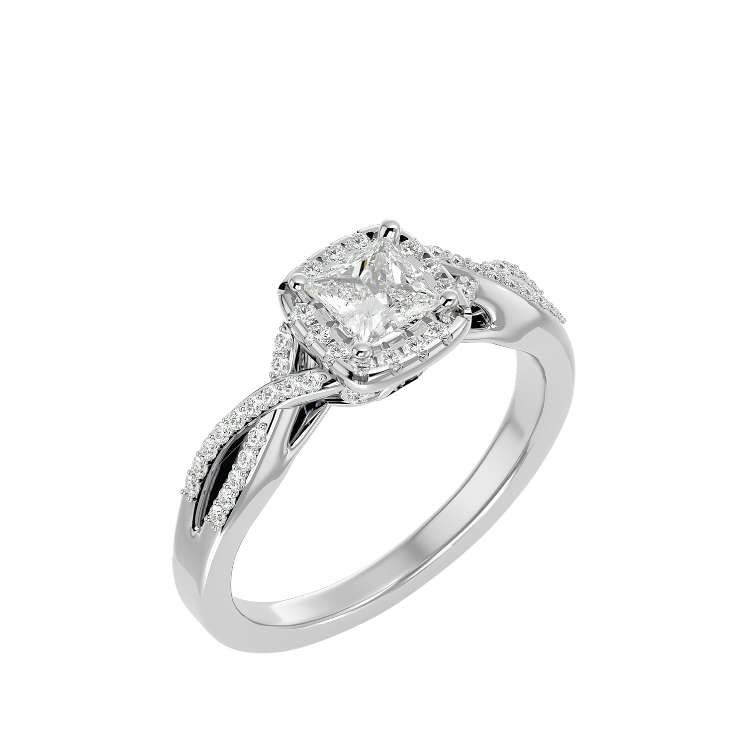 Brooklynn Halo Ring