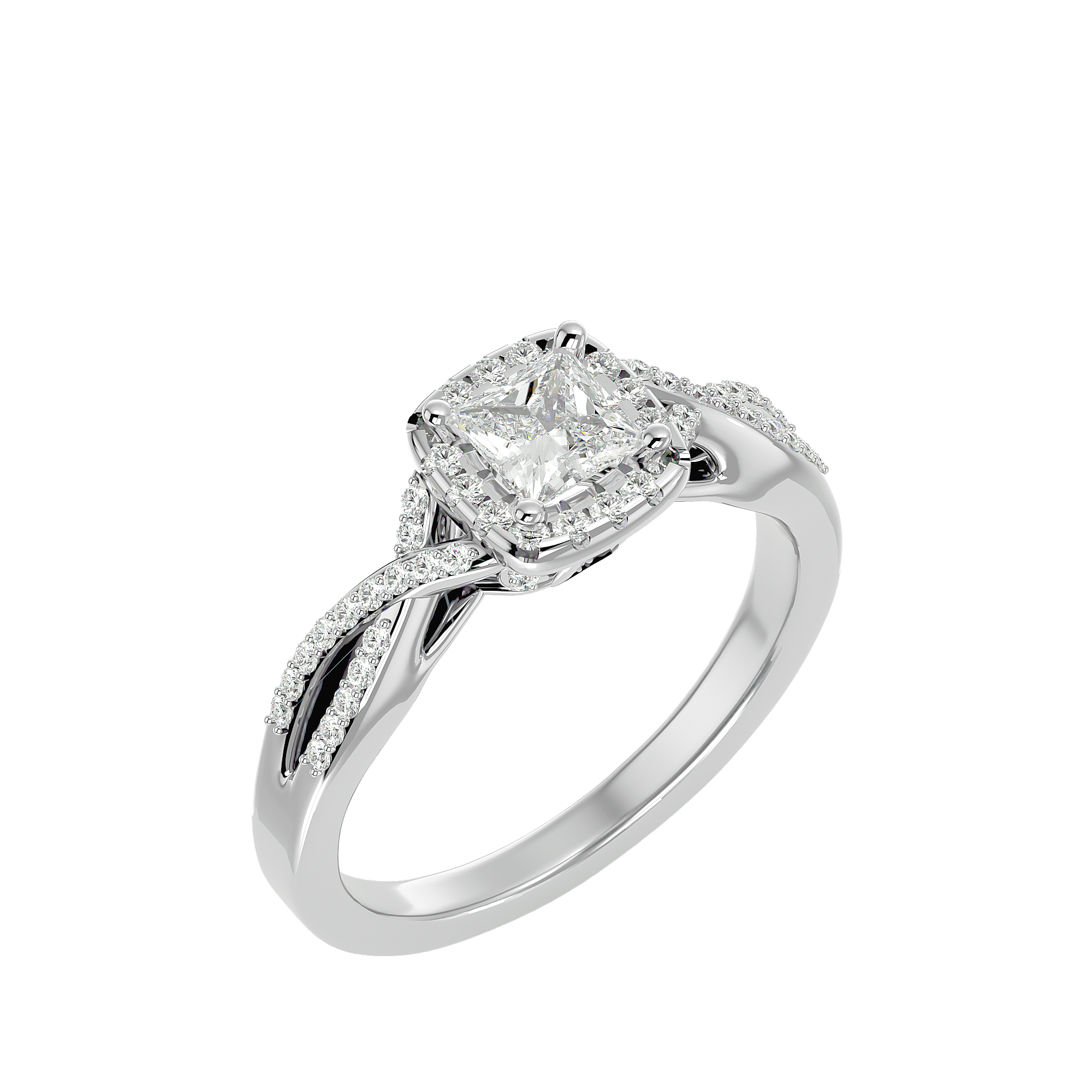 Brooklynn Halo Ring