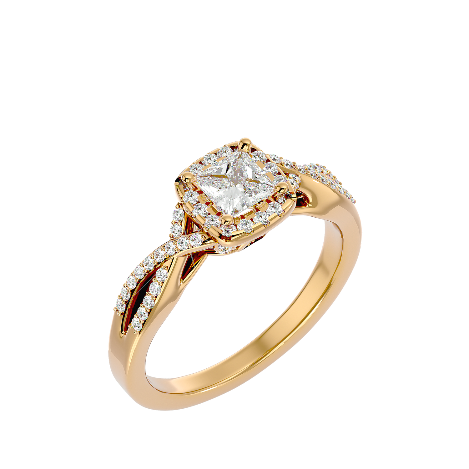 Brooklynn Halo Ring