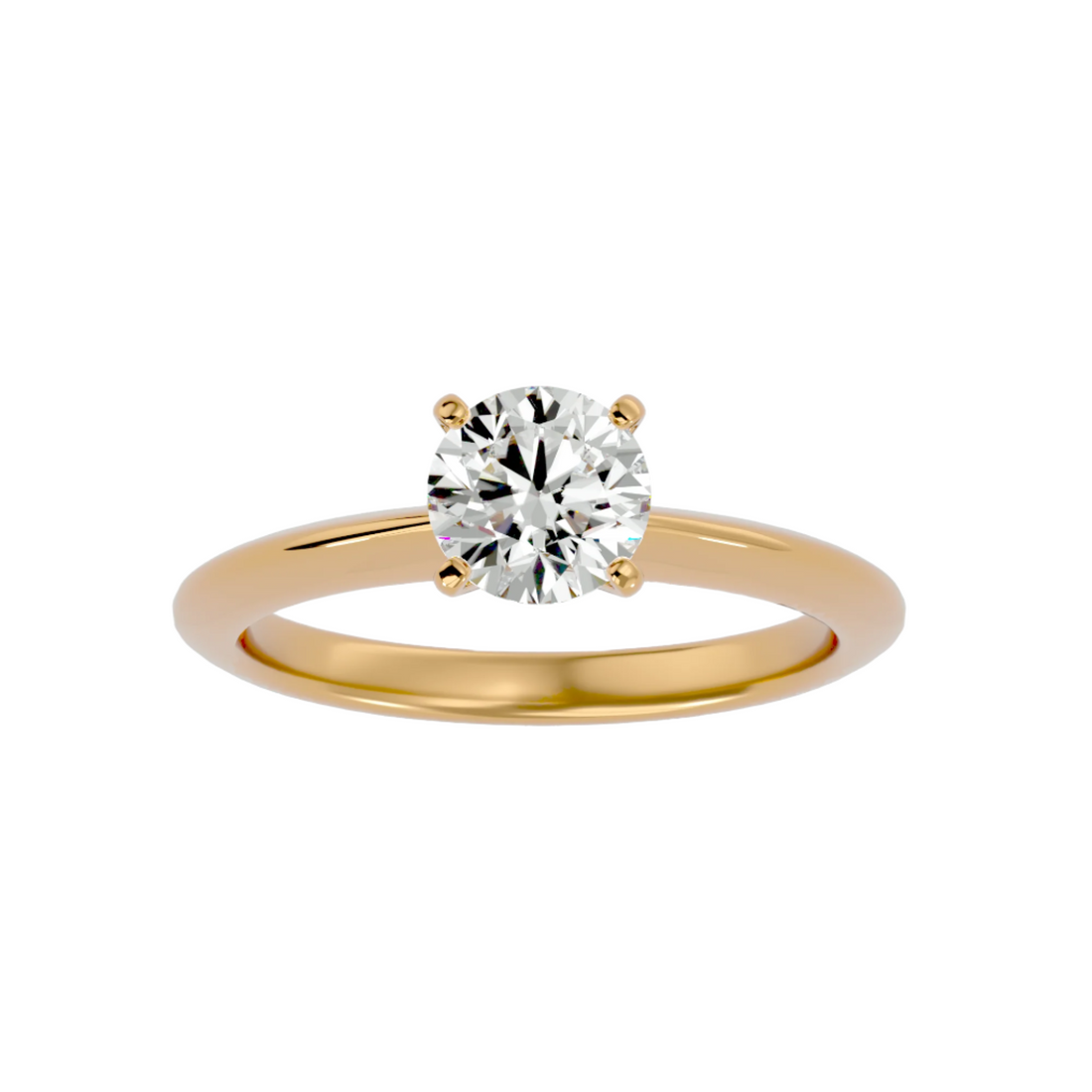 Zephyr Solitaire Ring