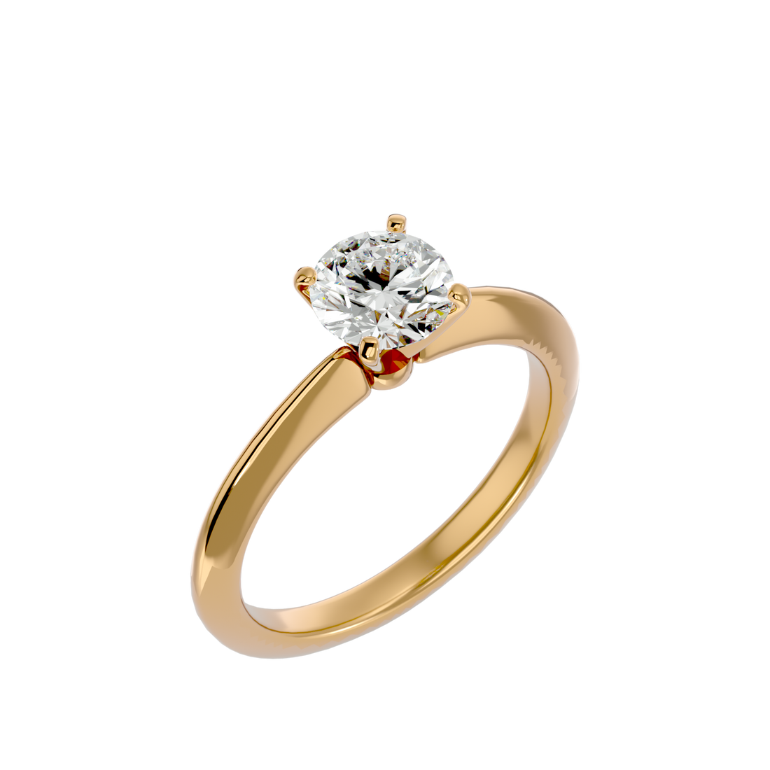 Zephyr Solitaire Ring