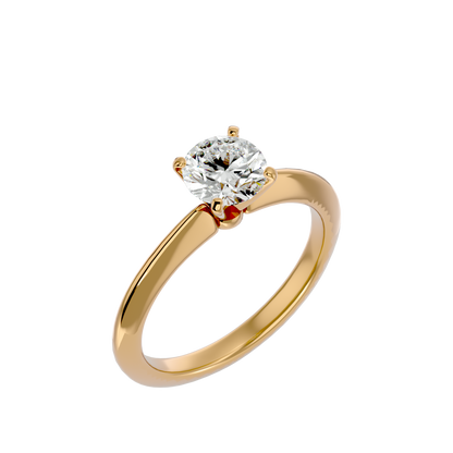 Zephyr Solitaire Ring