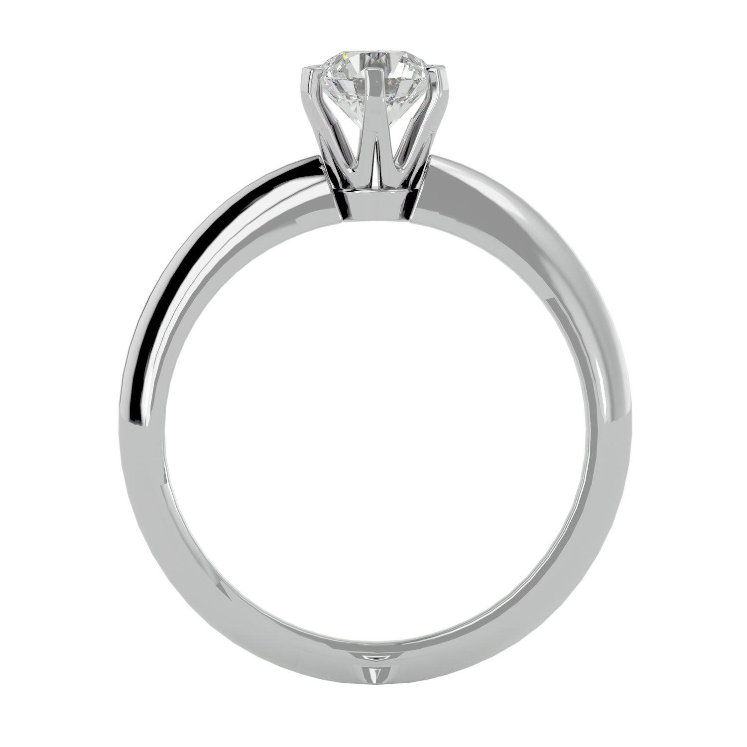 Elise Single Solitaire Ring