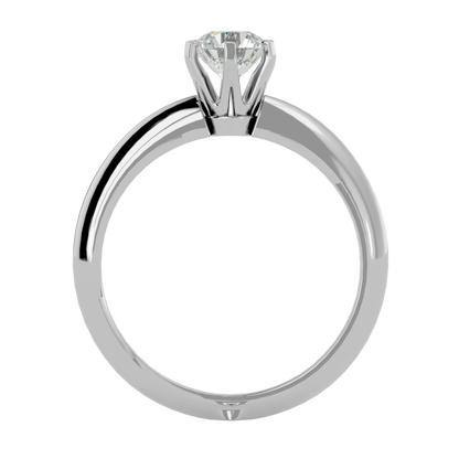 Elise Single Solitaire Ring